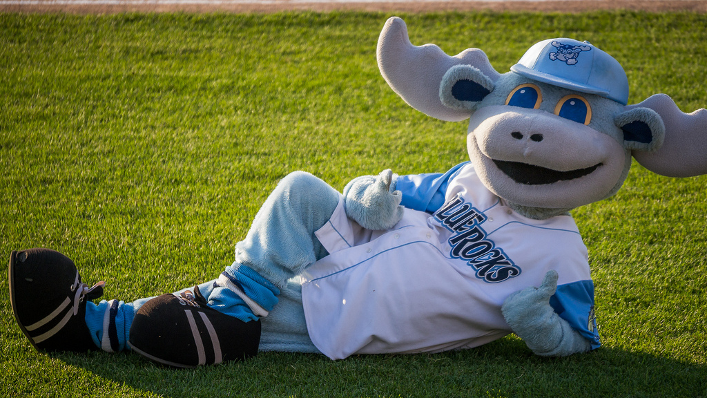 Blue Rocks Mascot in Wilmington